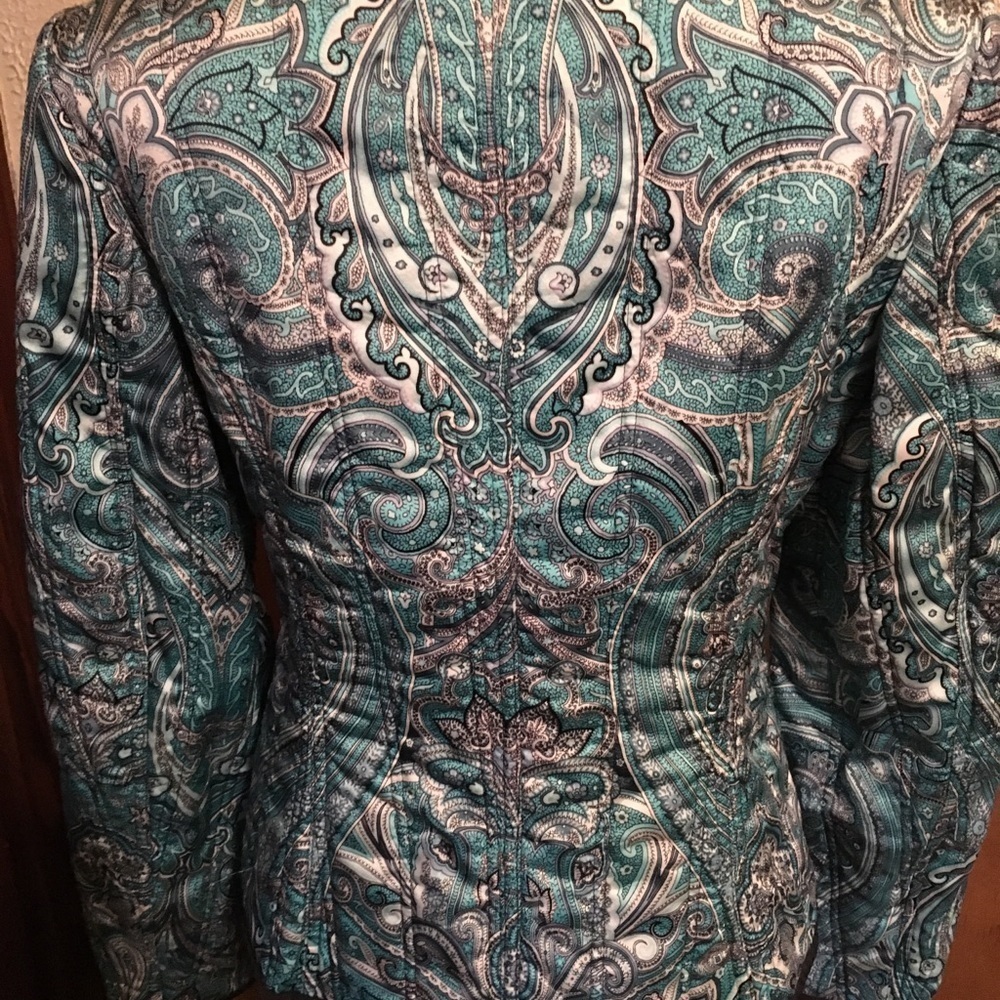 Escada Paisley Quilted Jacket - Picture 7 of 8